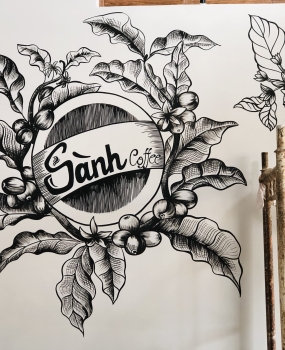 Vẽ Quán cafe Sành Tây Ninh
