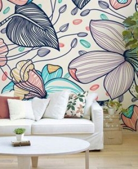 Dịch Vụ Tranh Vẽ Tường Phòng Khách | Giúp Không Gian Đổi Mới