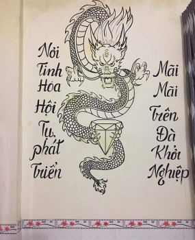 Tranh tường phòng khách