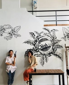 Tư Vấn Mẫu Vẽ Tranh Tường Quán Cà Phê Hoàn Toàn Miễn Phí 100%
