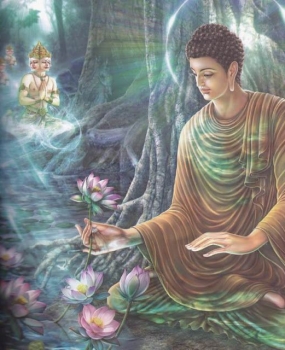 Tranh Phong Cảnh Phật Giáo | Vẽ Tranh Theo Yêu Cầu