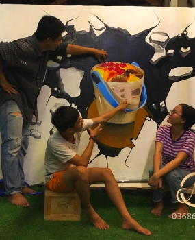 Dịch Vụ Vẽ Tranh Tường Quán Trà Sữa | Dấu Ấn Cho Thương Hiệu