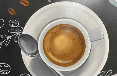 Thi công vẽ tranh tường 3D Quán Café trọn gói theo yêu cầu 