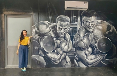 Đơn vị vẽ tranh tường phòng gym đẹp, chất lượng cao