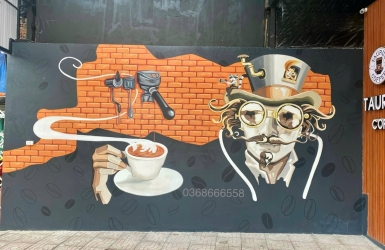 Tư vấn dịch vụ vẽ tranh tường quán cafe tại TPHCM