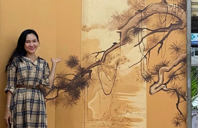 Vẽ Tranh Tường Quán Chay