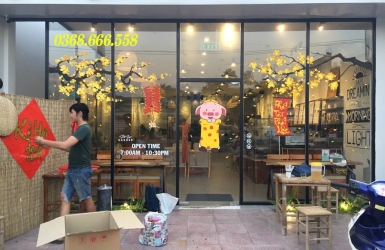 Dịch vụ vẽ tranh tường trang trí tết giá tốt, thiết kế độc đáo