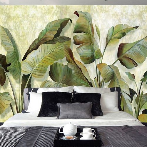 vẽ tranh tường phòng ngủ đơn giản