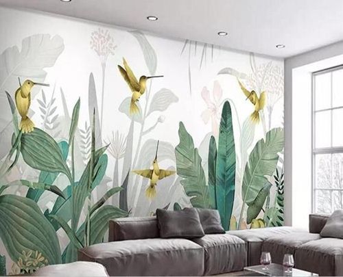 mẫu tranh vẽ tường phòng khách