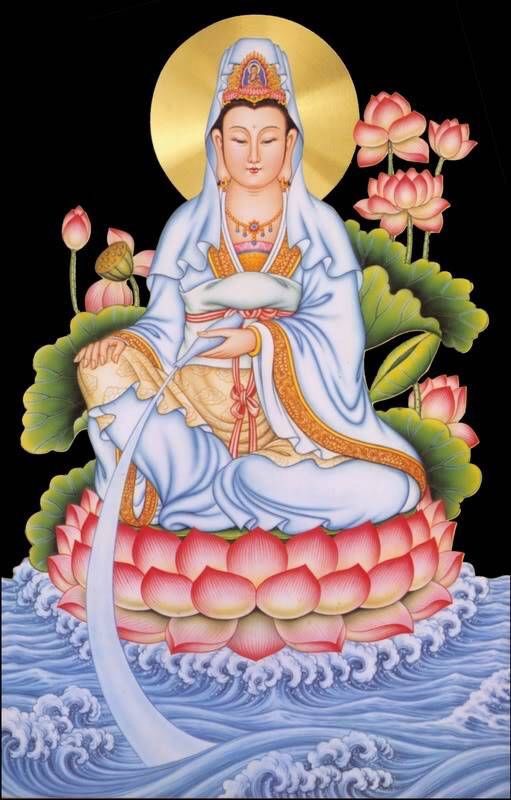 tranh vẽ Phật Giáo trên tường