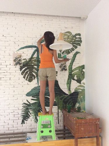 vẽ tranh tường 3d giá rẻ