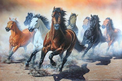 vẽ tranh tường phong thủy