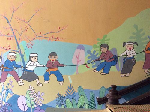 vẽ tranh tường nghệ thuật 3D