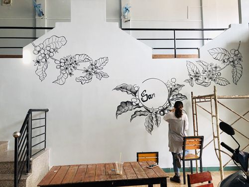 địa chỉ vẽ tranh tường đẹp