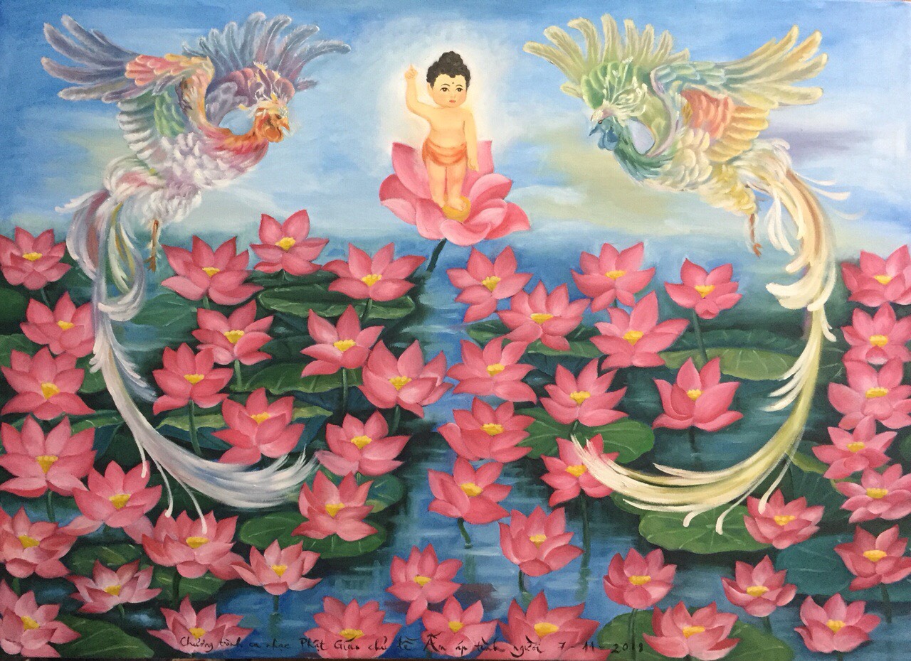 tranh phù điêu Phật Giáo