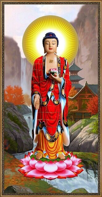 vẽ tranh tường Phật Giáo tphcm