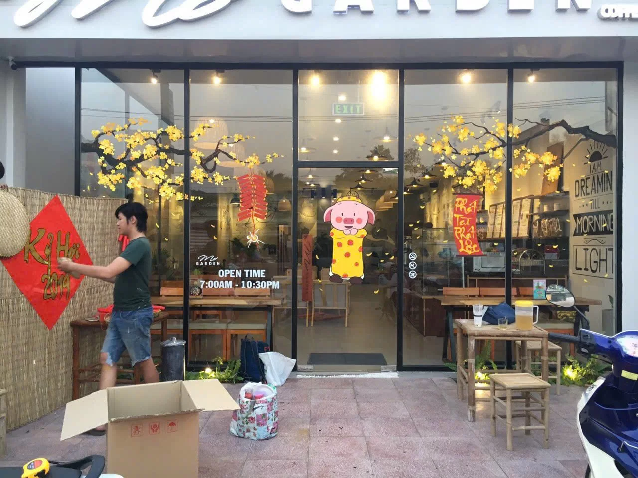 vẽ tranh kính tết