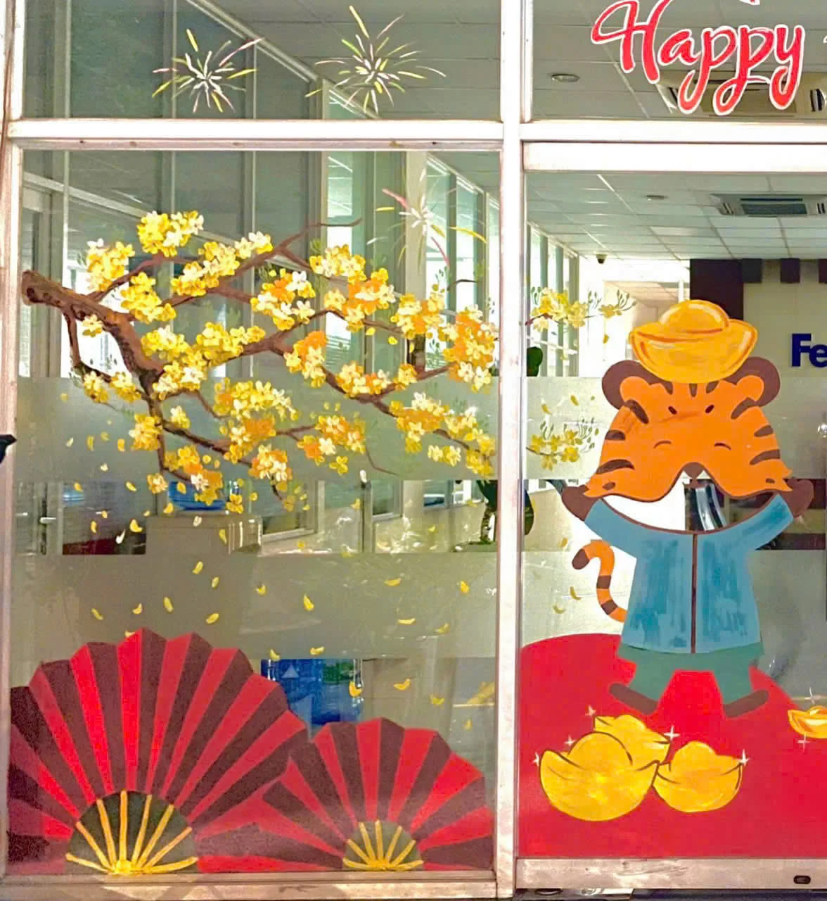 vẽ tranh kính tết