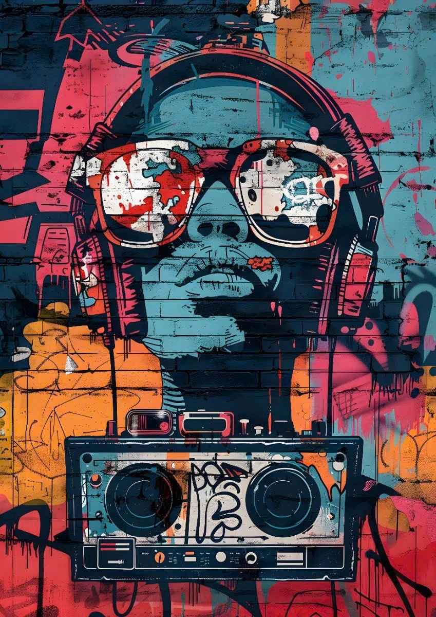 vẽ tranh tường graffiti