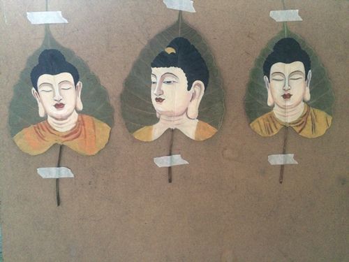 tranh tường Phật Giáo