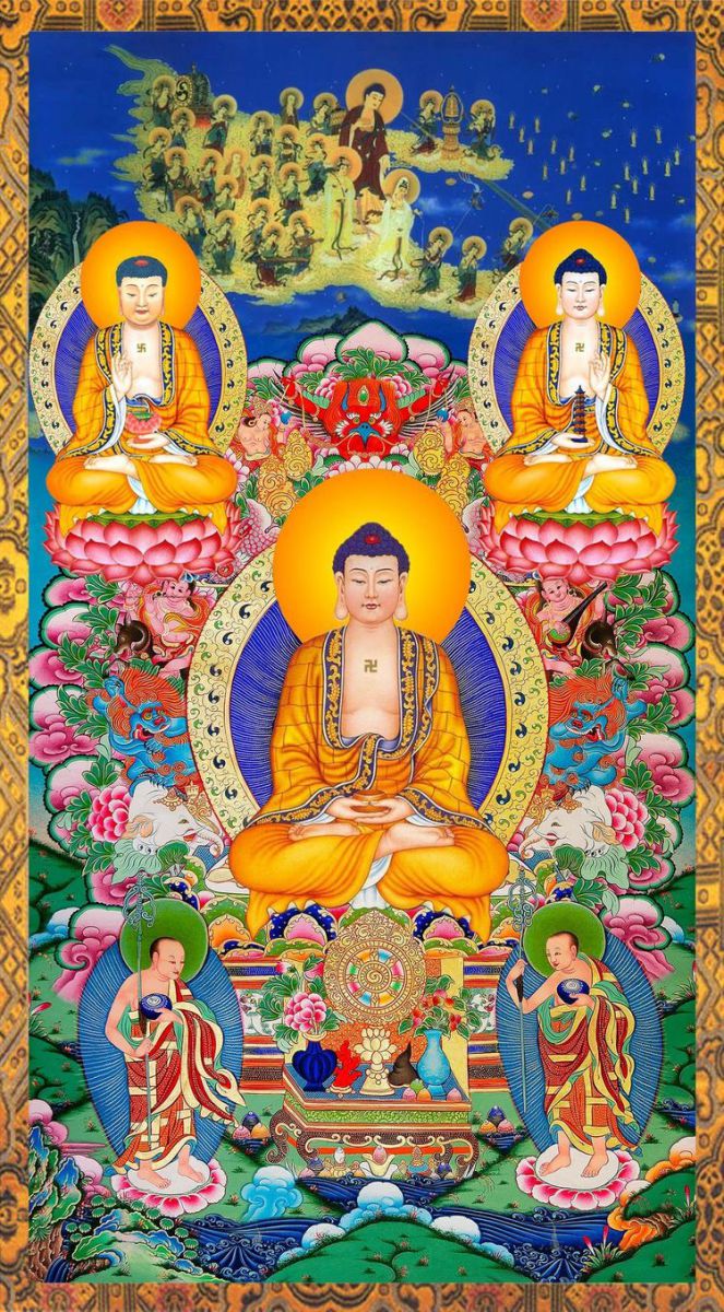 vẽ tranh nghệ thuật Phật Giáo Đà Lạt
