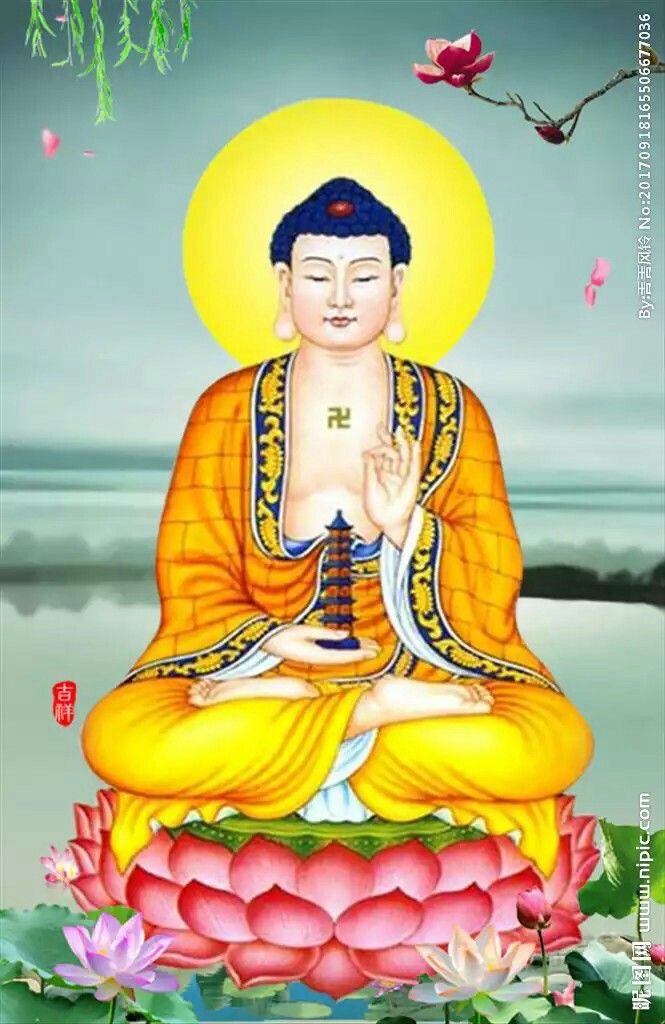 tranh vẽ về Phật Giáo