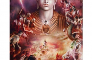 Vẽ Tranh Cảnh Phật Giáo Sống Động | Đường Nét Sắc Sảo Nổi Bật