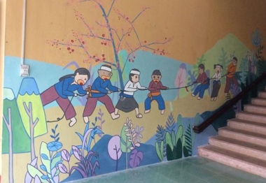 Tranh Vẽ Tường Trường Mầm Non |Giúp Bé Phát Triển Khả Năng Hội Họa