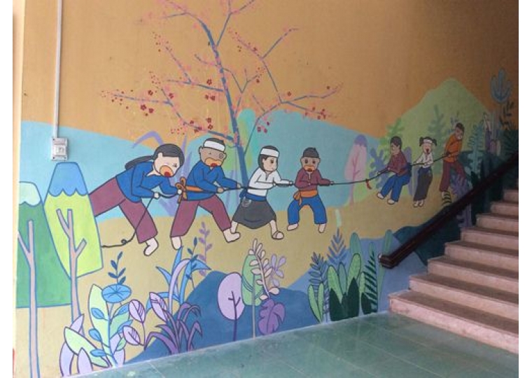 Tranh Vẽ Tường Trường Mầm Non |Giúp Bé Phát Triển Khả Năng Hội Họa
